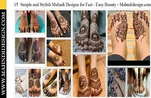 Mehndi Design Foot Easy