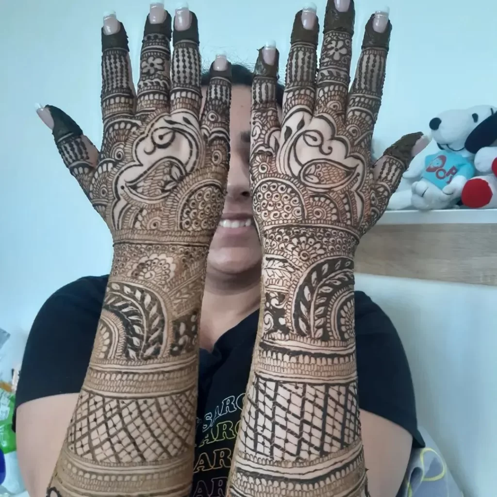Bridal Mehndi Designs for Full Hands Front and Back, दुल्हन के हाथ की मेहंदी-sonthuy.vn