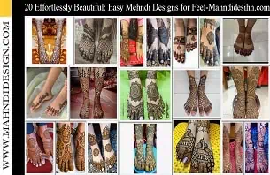 Mehndi Design Easy Feet
