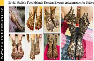 Bridal Stylish Foot Mehndi Design