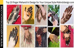 Finger Mehandi ki Design