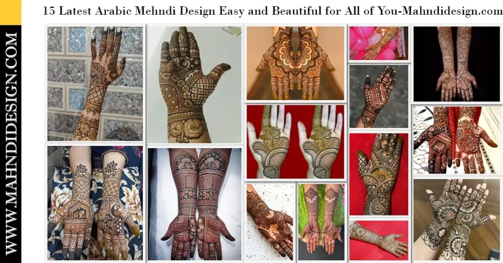 Arabic Mehndi Design Easy and Beautiful for All of You